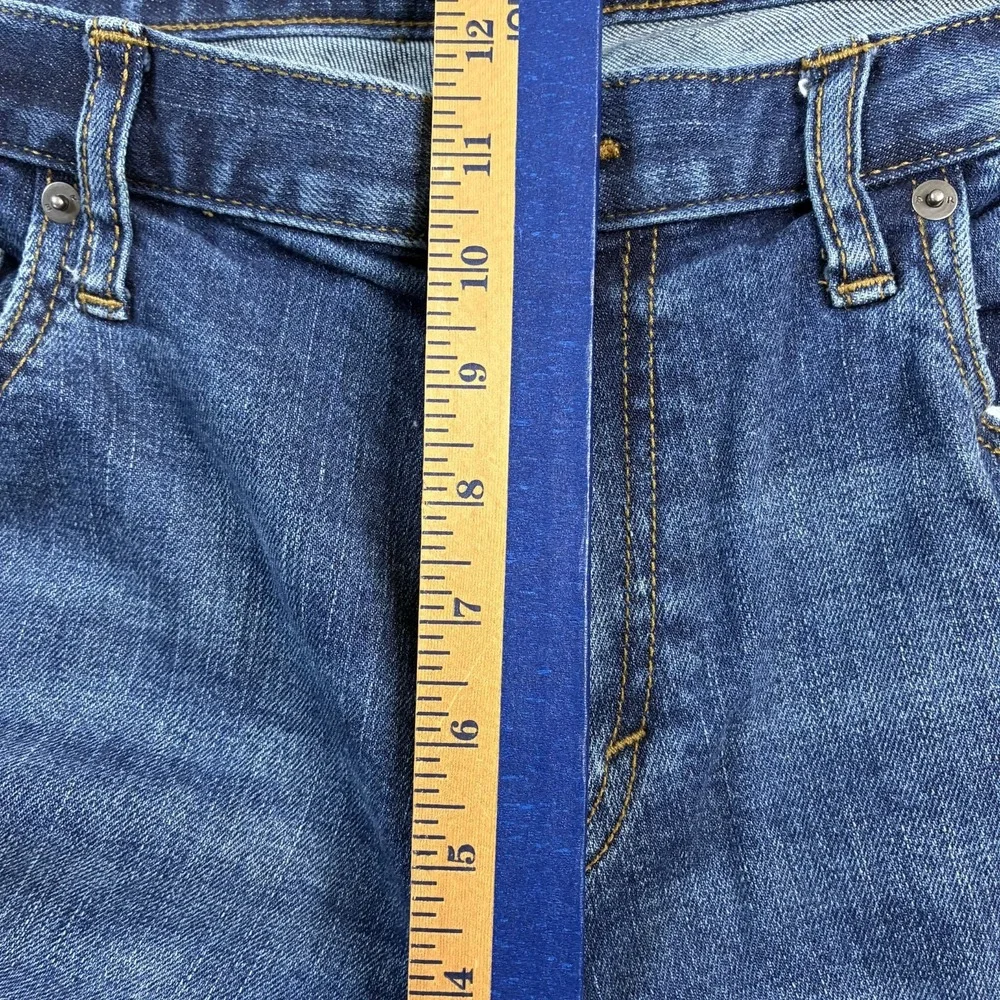 Banana Republic Athletic Fit Jeans Men's 36x29 Mid Rise Med Wash Denim Whiskered